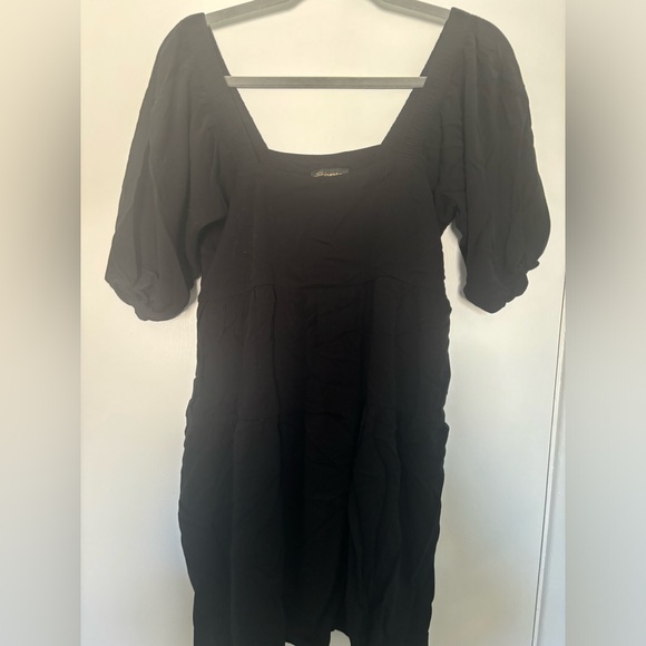 Shinestar Black Midi Dress - Picture 3 of 5